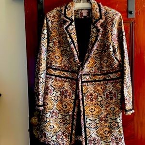 Chicos tapestry long jacket
